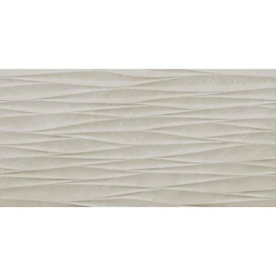 Skye Gloss Ceramic Structured Décor Wall Tile - Image 2