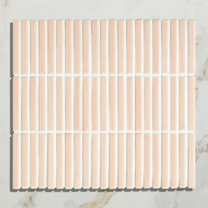 Bamboo Porcelain Mosaic Blush 29.5x28.4cm