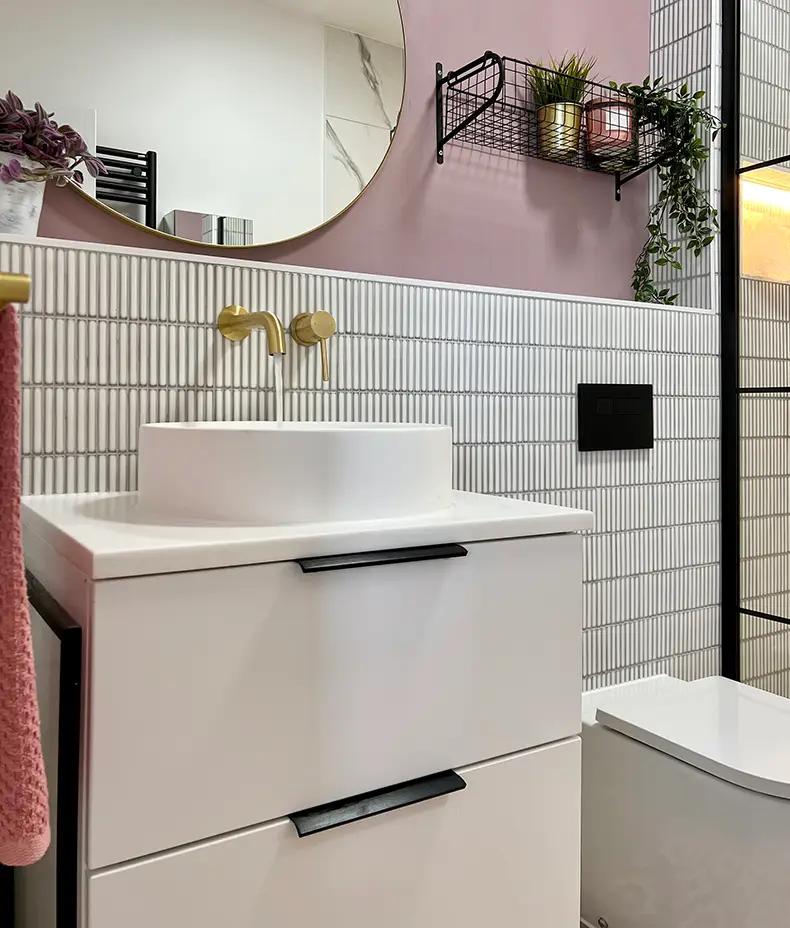 Bamboo Porcelain Mosaic White 29.5x28.4cm - Image 2