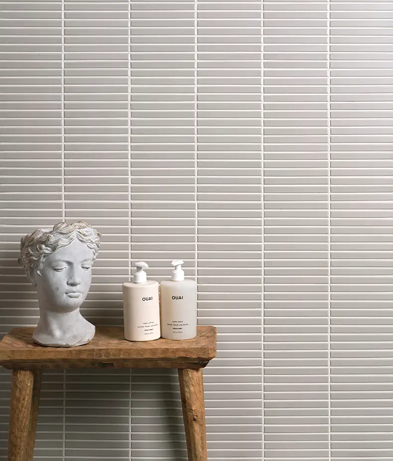 Candy Cane Porcelain Mosaic Vanilla 29.7x29.6cm - Image 2