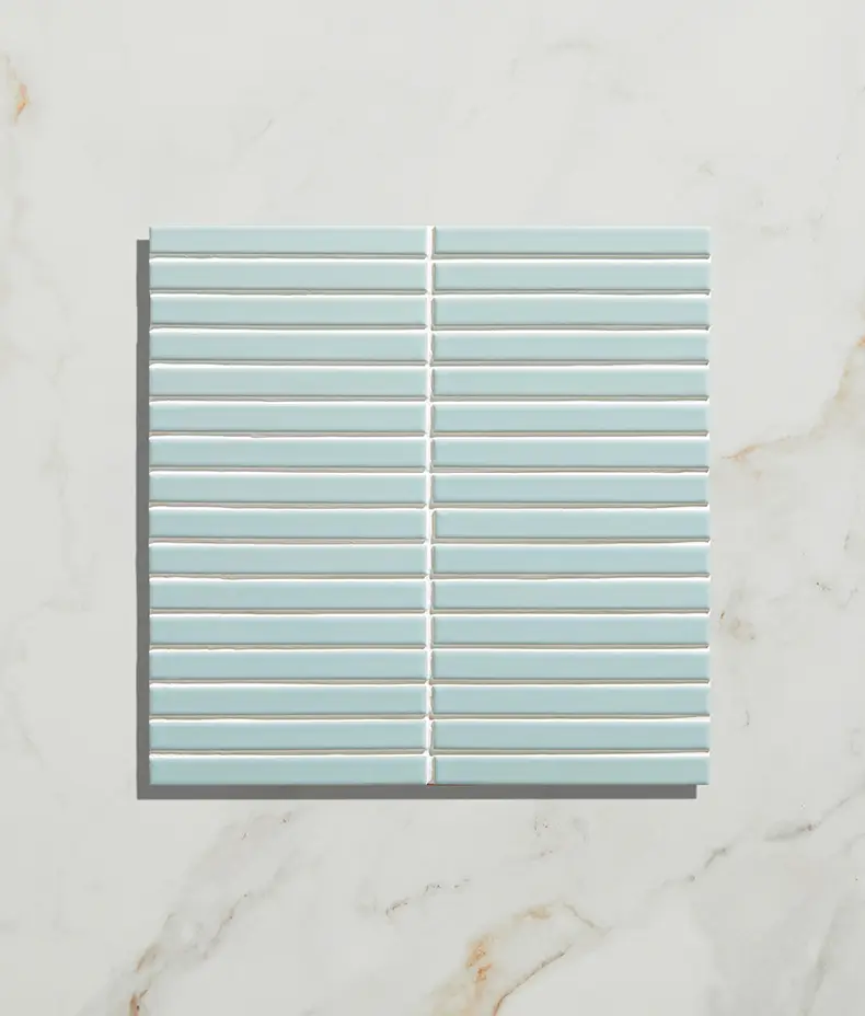 Candy Cane Porcelain Mosaic Wintergreen 29.7x29.6cm