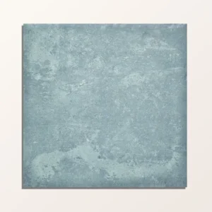 Cuba Porcelain Mint Green Field 20x20cm tile with a distressed light blue/green finish and subtle natural variation.