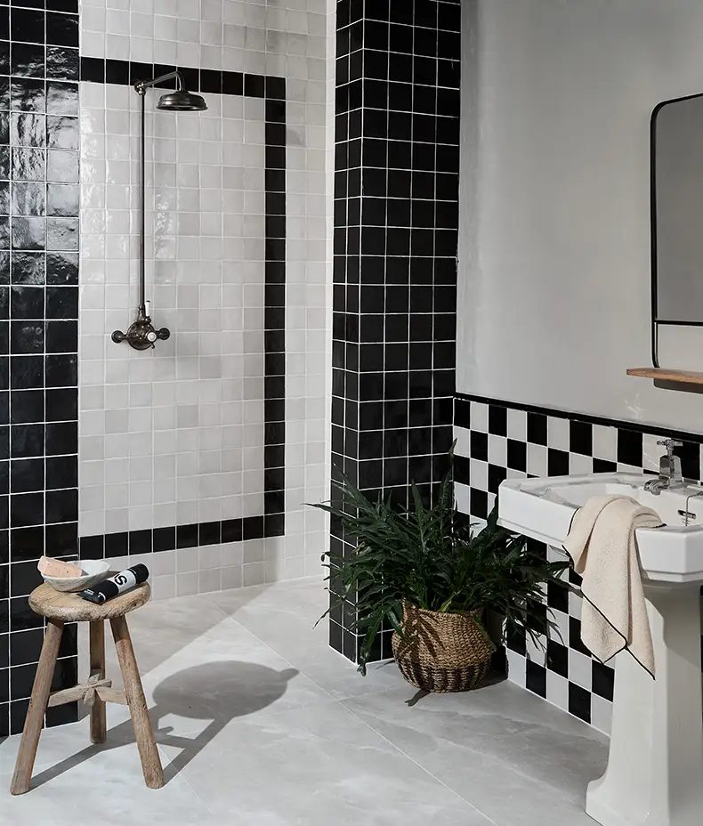 Maroc Porcelain Nero 9.9x9.9cm - Image 3