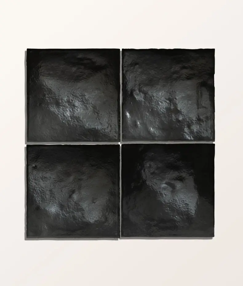 Maroc Porcelain Nero 9.9x9.9cm - Image 2