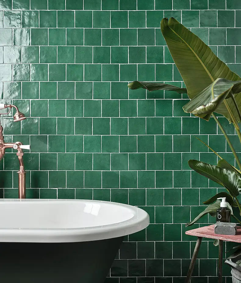 Maroc Porcelain Teal 9.9x9.9cm - Image 3