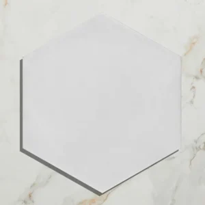 Medina Hexagon Porcelain Latte 14x16cm