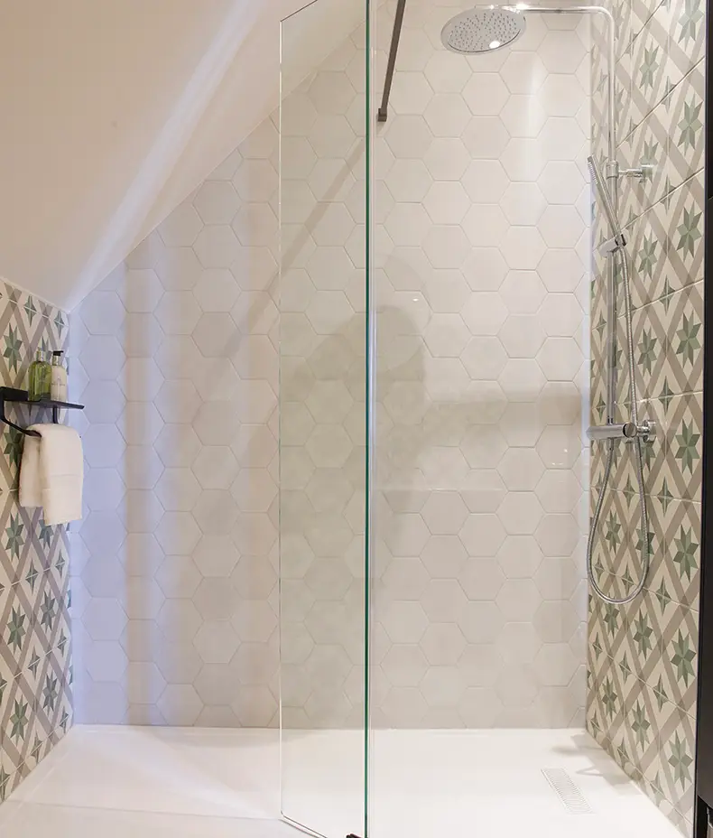 Medina Hexagon Porcelain Latte 14x16cm - Image 2