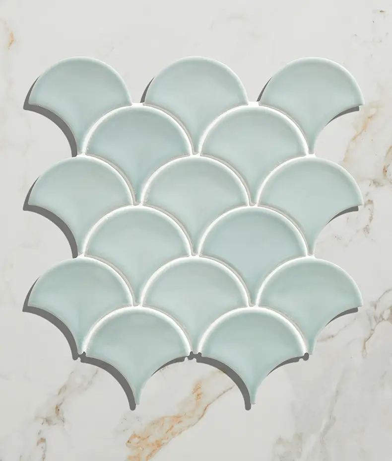 PORTARE Gelato Porcelain Mosaic Mint 27.3x25.9cm