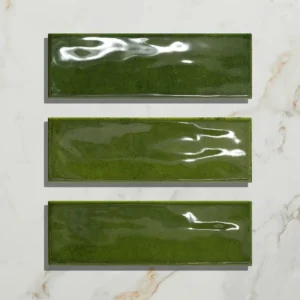 Petite Porcelain Gloss Olive 5x15cm