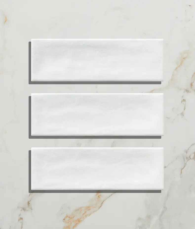 Petite Porcelain Matt White 5x15cm