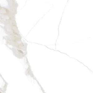 Pamena Matt White Marble Effect Tile 40x80cm