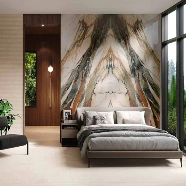Mayfair Bookmatch Marble Slab B 120x280cm - Image 2