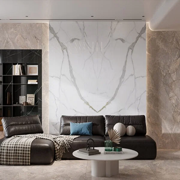Calacatta Unique Bookmatch Slab A 120x280cm - Image 2