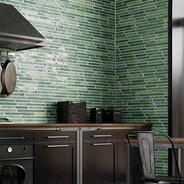 Harlem Polished Brick Porcelain Tile 15x45cm - Image 2