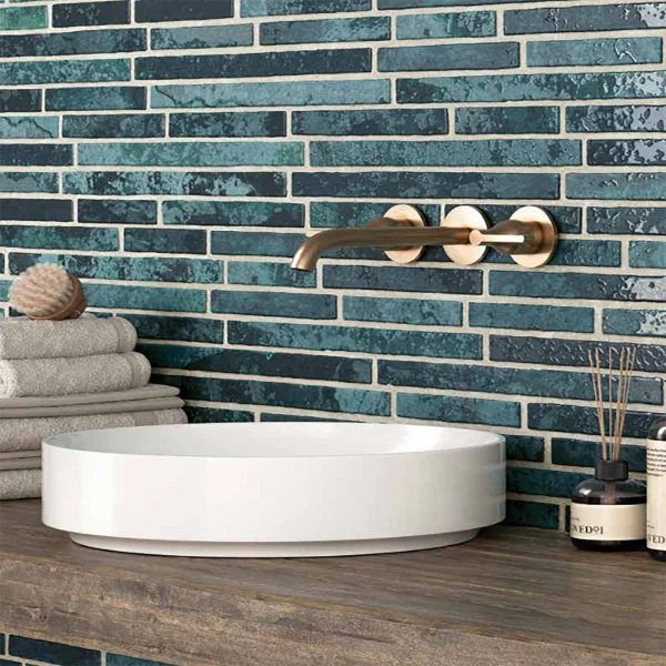 Harlem Polished Brick Porcelain Tile 15x45cm - Image 4